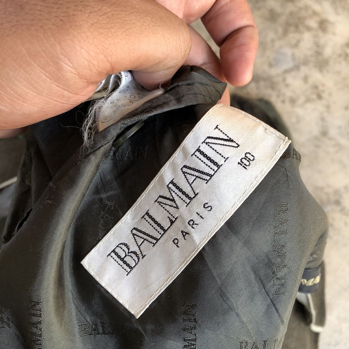 Balmain ❤️Authentic❤️Balmain Handmade Sherpa Collar Wool Heavy Jacket Size US M / EU 48-50 / 2 - 18 Thumbnail