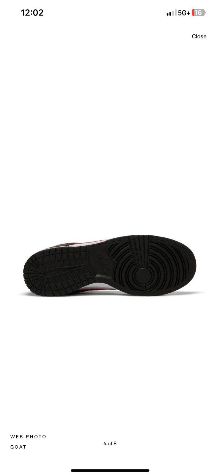 Nike Nike Dunk Low ‘Black White Red’ Size US 9.5 / EU 42-43 - 5 Thumbnail