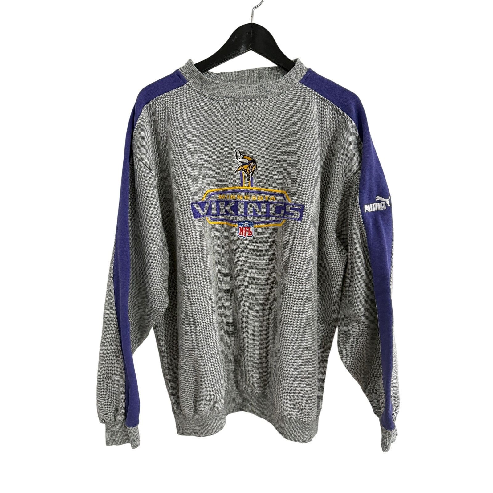Puma Vintage Minnesota Vikings Puma Crewneck Sweatshirt Size XL Size US XL / EU 56 / 4 - 1 Thumbnail