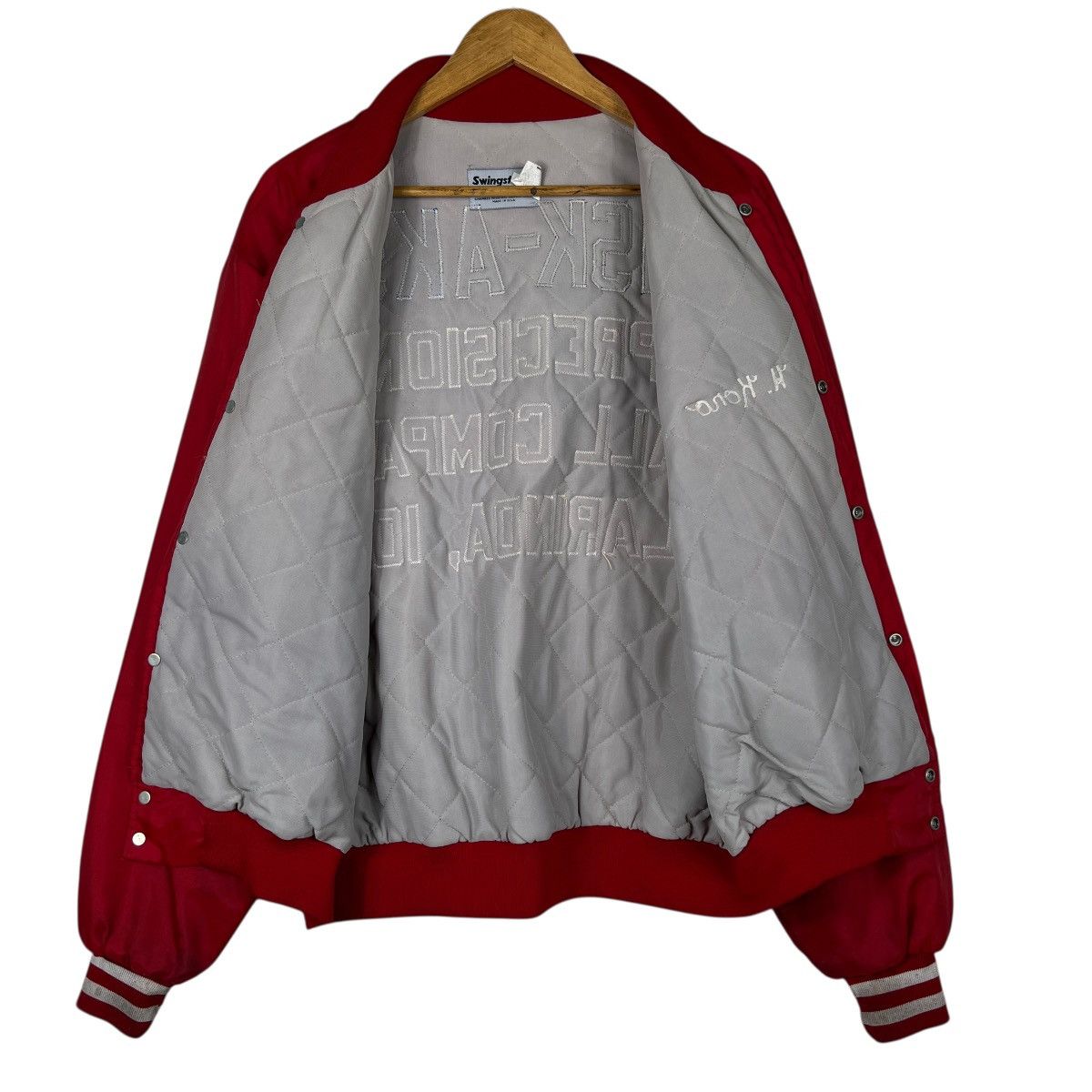 Swingster 🔥 Vintage Swinster Bomber Jacket Made In Usa Size US XL / EU 56 / 4 - 12 Thumbnail