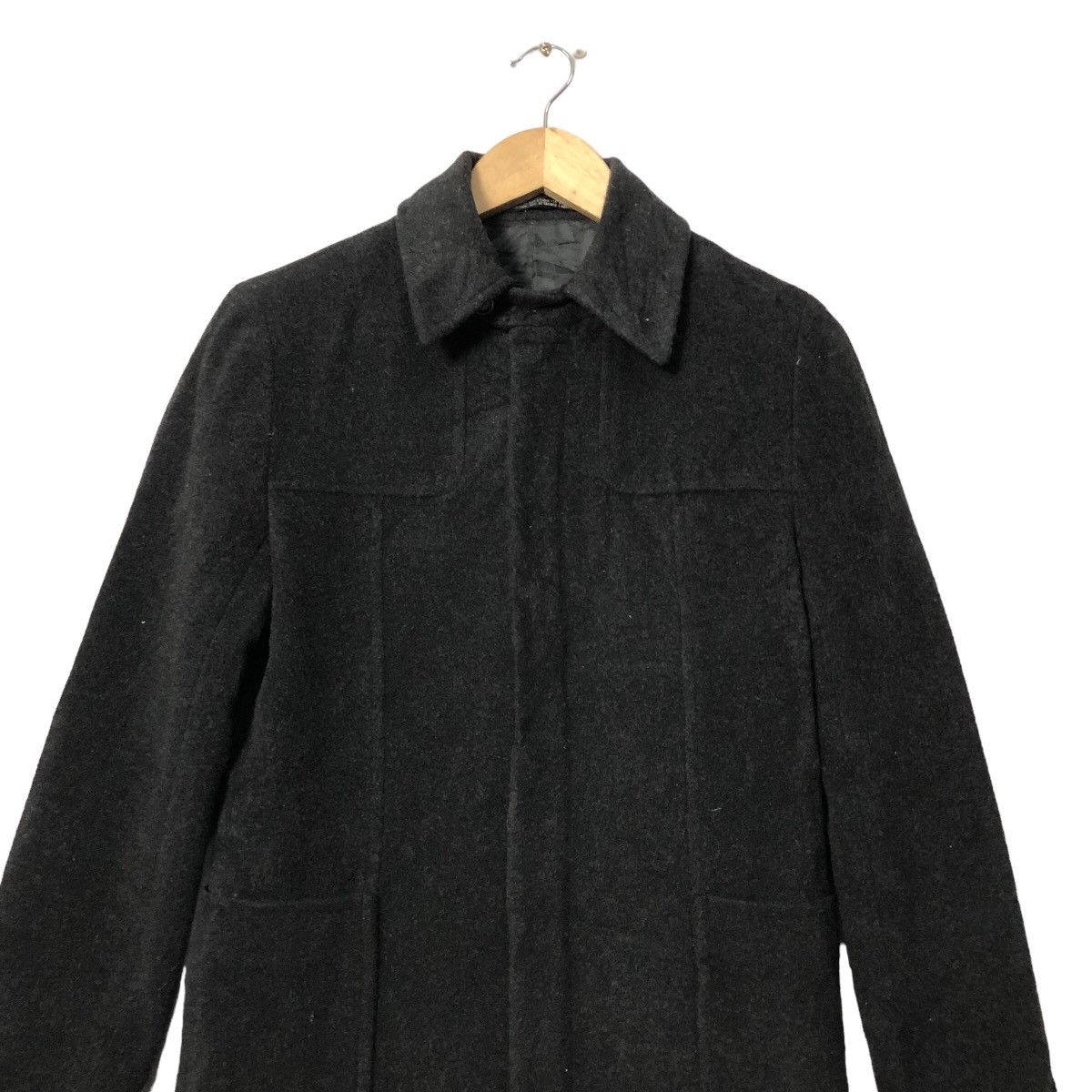 Yohji Yamamoto Vintage Ined By Yohji Yamamoto Zipper Ups Long Coat Size US S / EU 44-46 / 1 - 4 Thumbnail