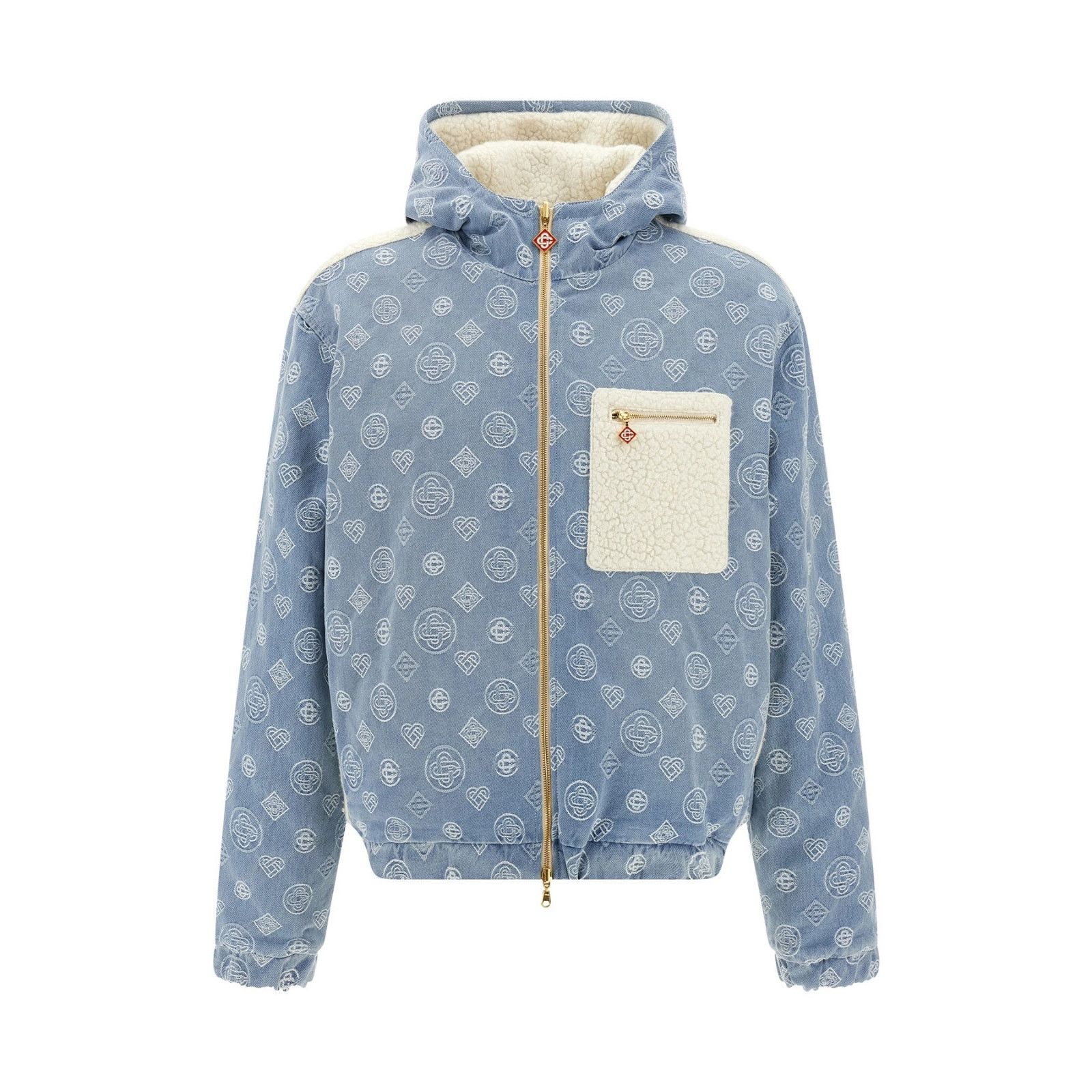 CASABLANCA Blue/White Reversible Jacket New And Authentic (M