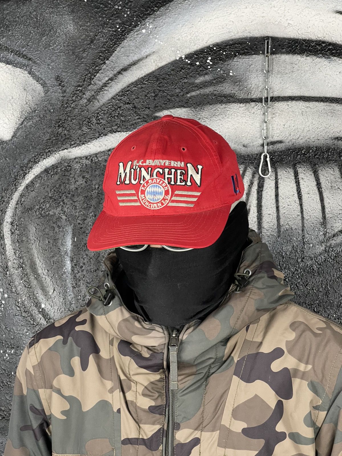 Vintage FC Bayern Munchen Vintage 90s Old Football Fun Cap Size ONE SIZE - 2 Thumbnail