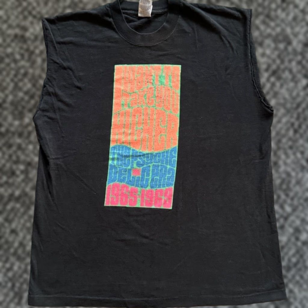 Fruit Of The Loom VINTAGE 90s The Psychedelic Era 1965-1969 T Shirt XL Nike Size US XL / EU 56 / 4 - 1 Thumbnail