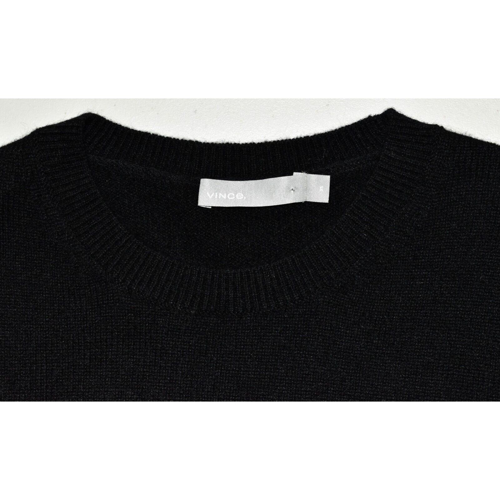Vince VINCE Black Cashmere 3/4 Sleeve Crew Neck Sweater Size XS Size XS / US 0-2 / IT 36-38 - 5 Thumbnail