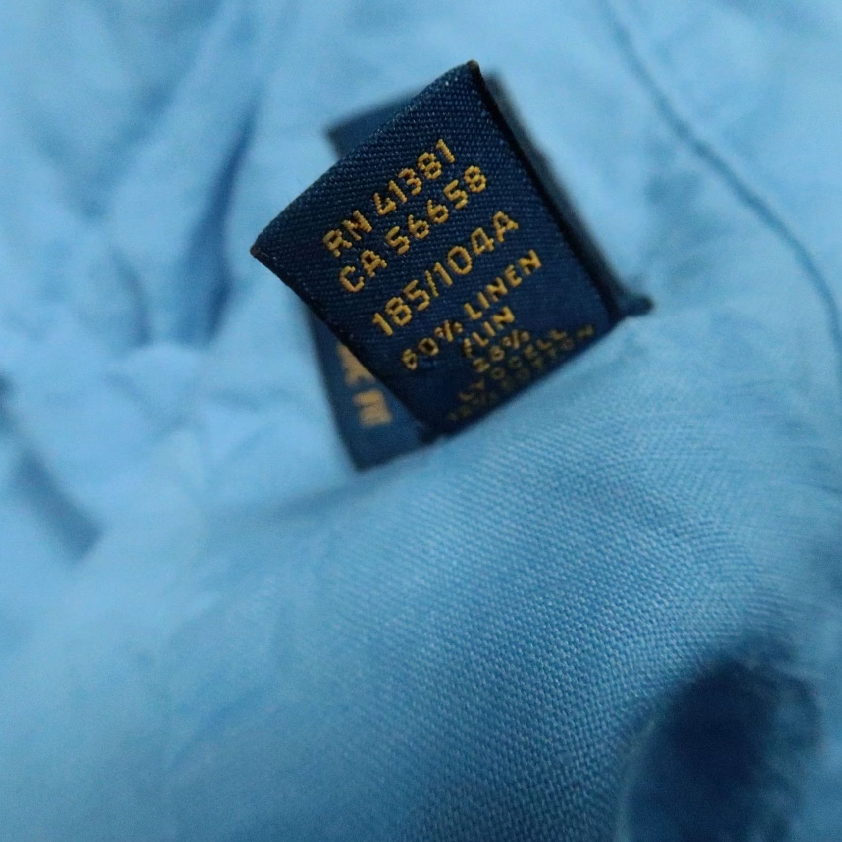 Polo Ralph Lauren VINTAGE Polo Ralph Lauren Shirt Mens XL Blue Short Sleeve Linen Classic Fit Camp Collar Size US XL / EU 56 / 4 - 4 Thumbnail