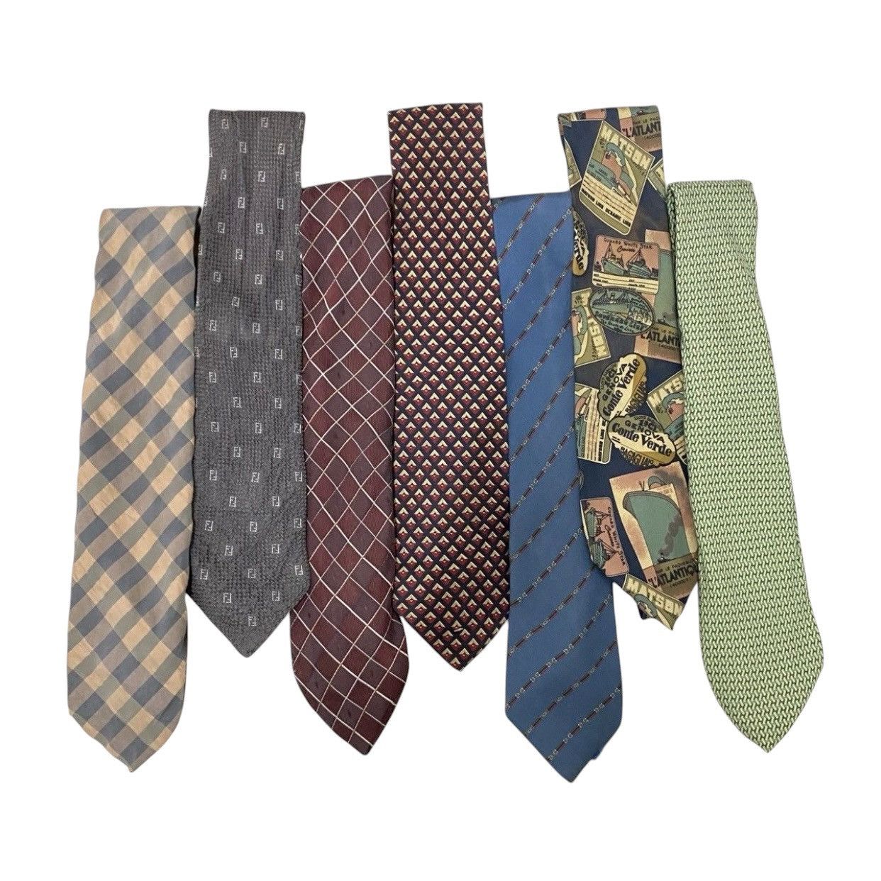 Christian Dior Monsieur 8 Pieces Luxury Tie For Sale Take All Size ONE SIZE - 2 Thumbnail