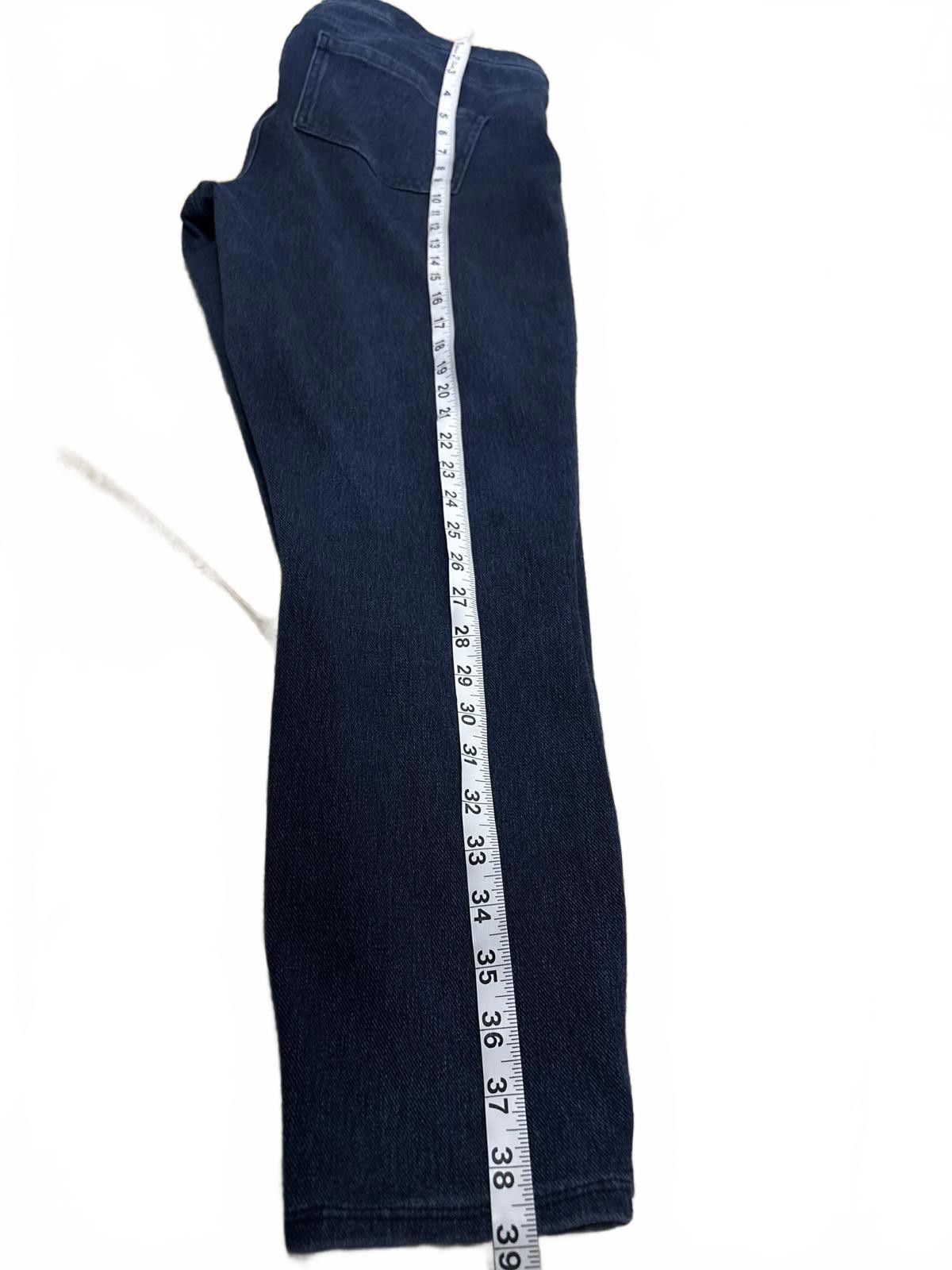 Domenico Spano Spanx 1X Jean-ish Ankle Legging - Dark Wash Size 40" / US 18 - 4 Thumbnail