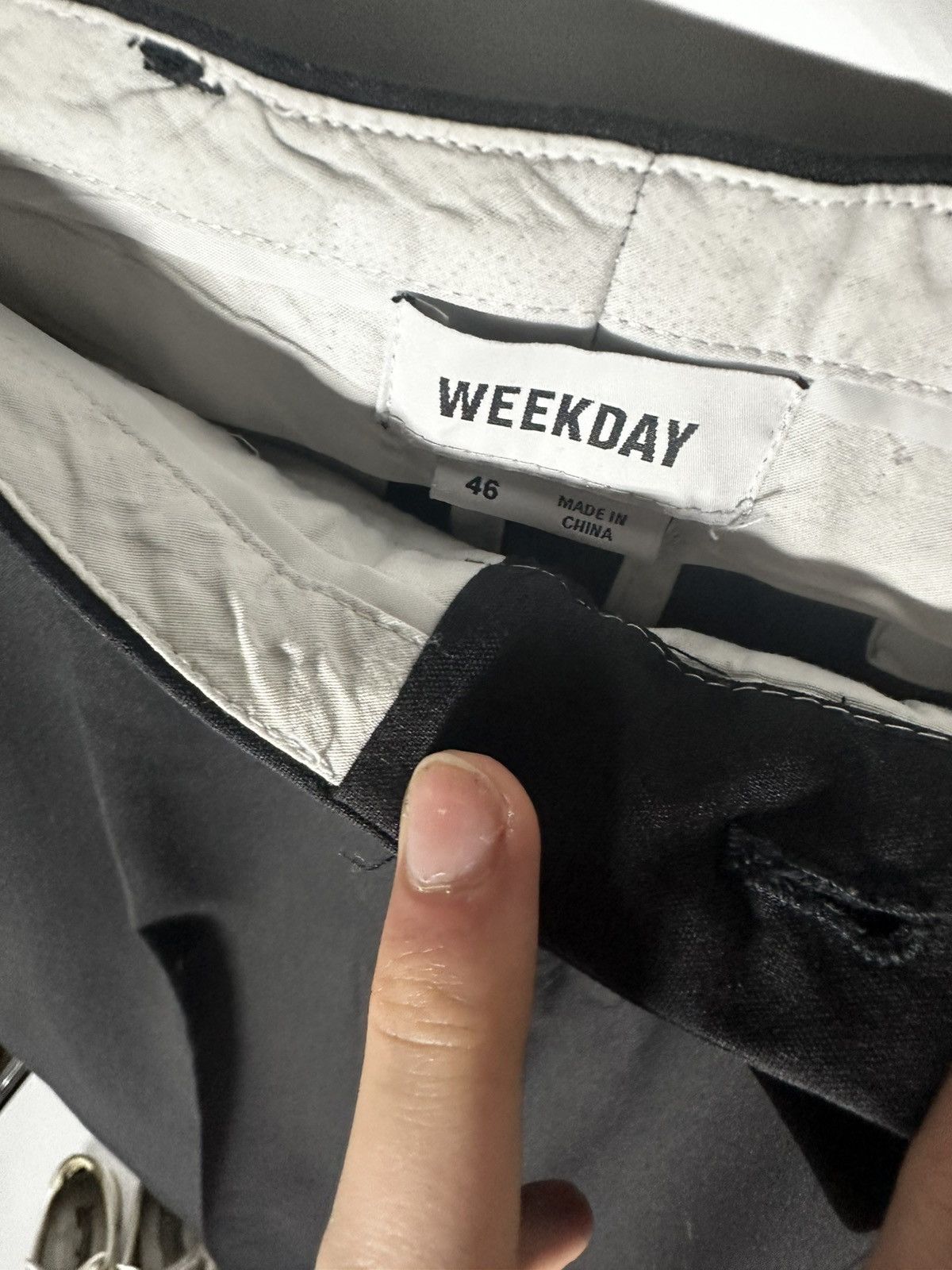 Weekday Tailored Trousers/ Suit Trousers Size US 32 / EU 48 - 2 Thumbnail