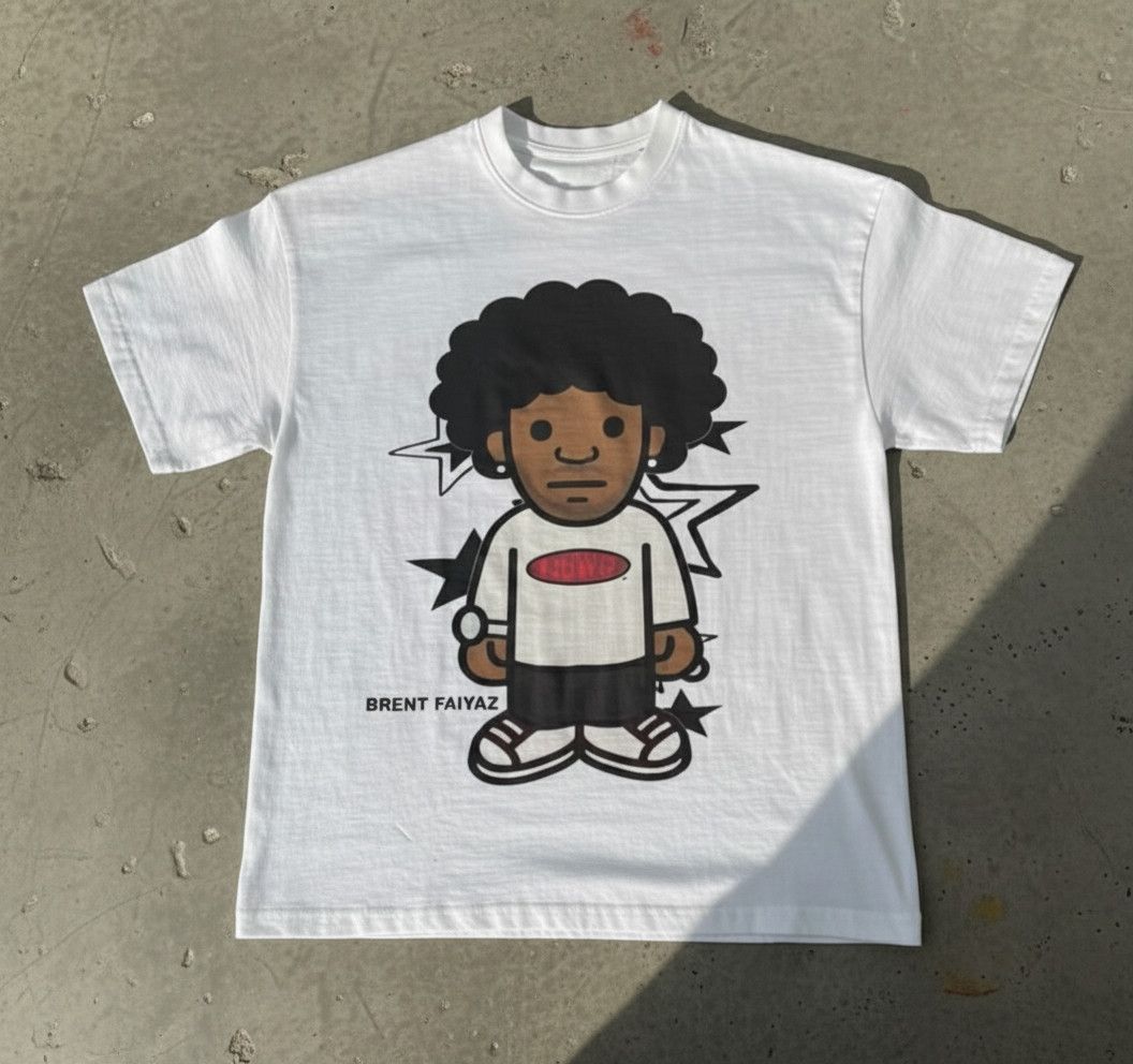 Other Streetwear Cartoon Sonder Faiya Theme Print White T-Shirt Size US S / EU 44-46 / 1 - 1 Thumbnail