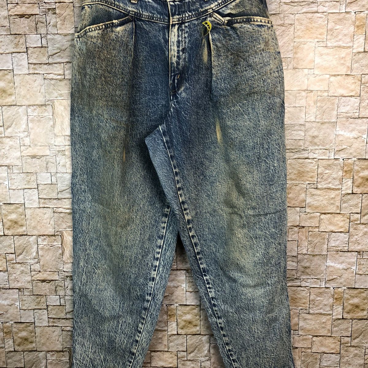 Big John Big John vintage dirty Spana Blue Denim Pants #A1000 Size US 31 - 6 Thumbnail