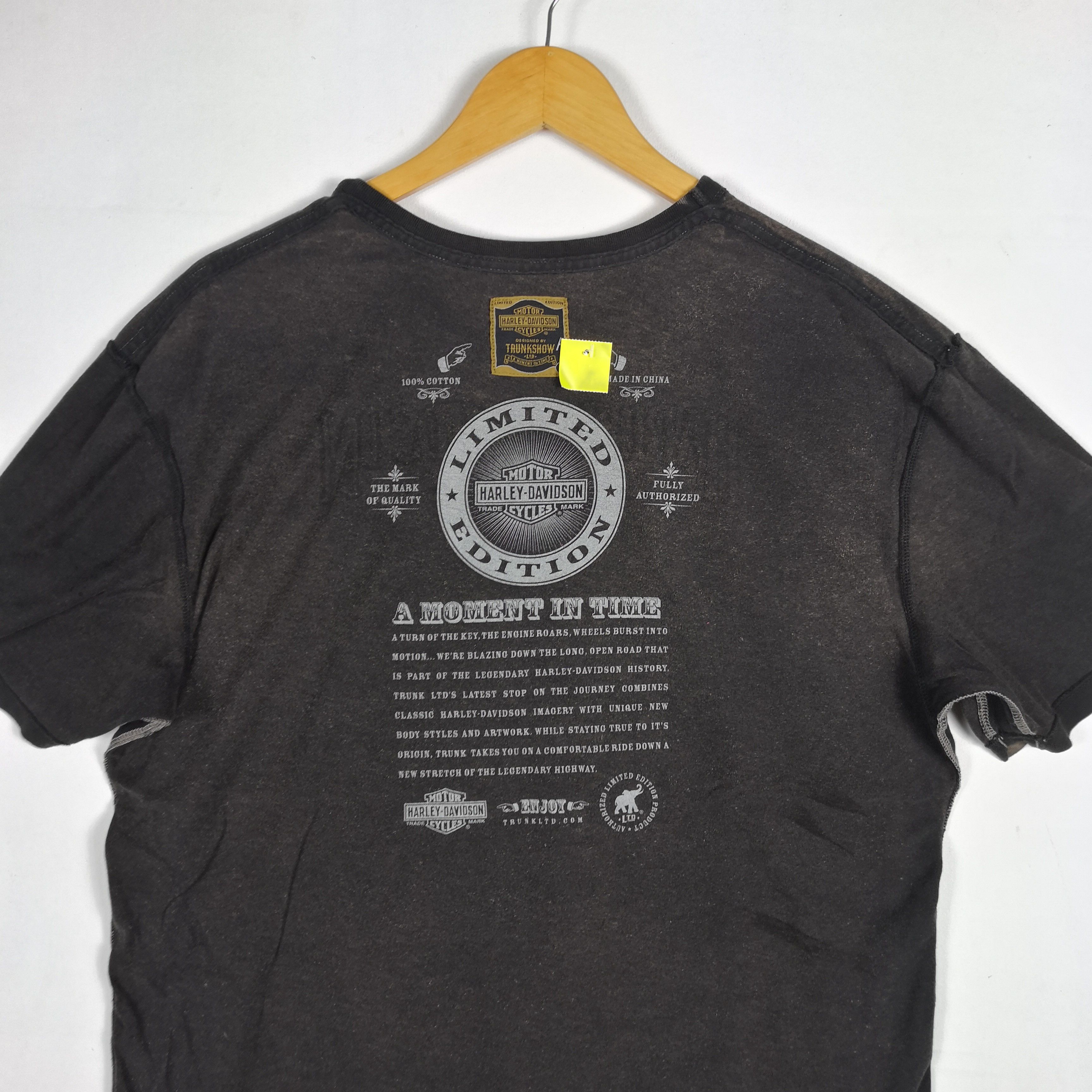 Harley Davidson Vintage Harley Davisdon T-shirt a Moment in Time Size US XL / EU 56 / 4 - 8 Thumbnail