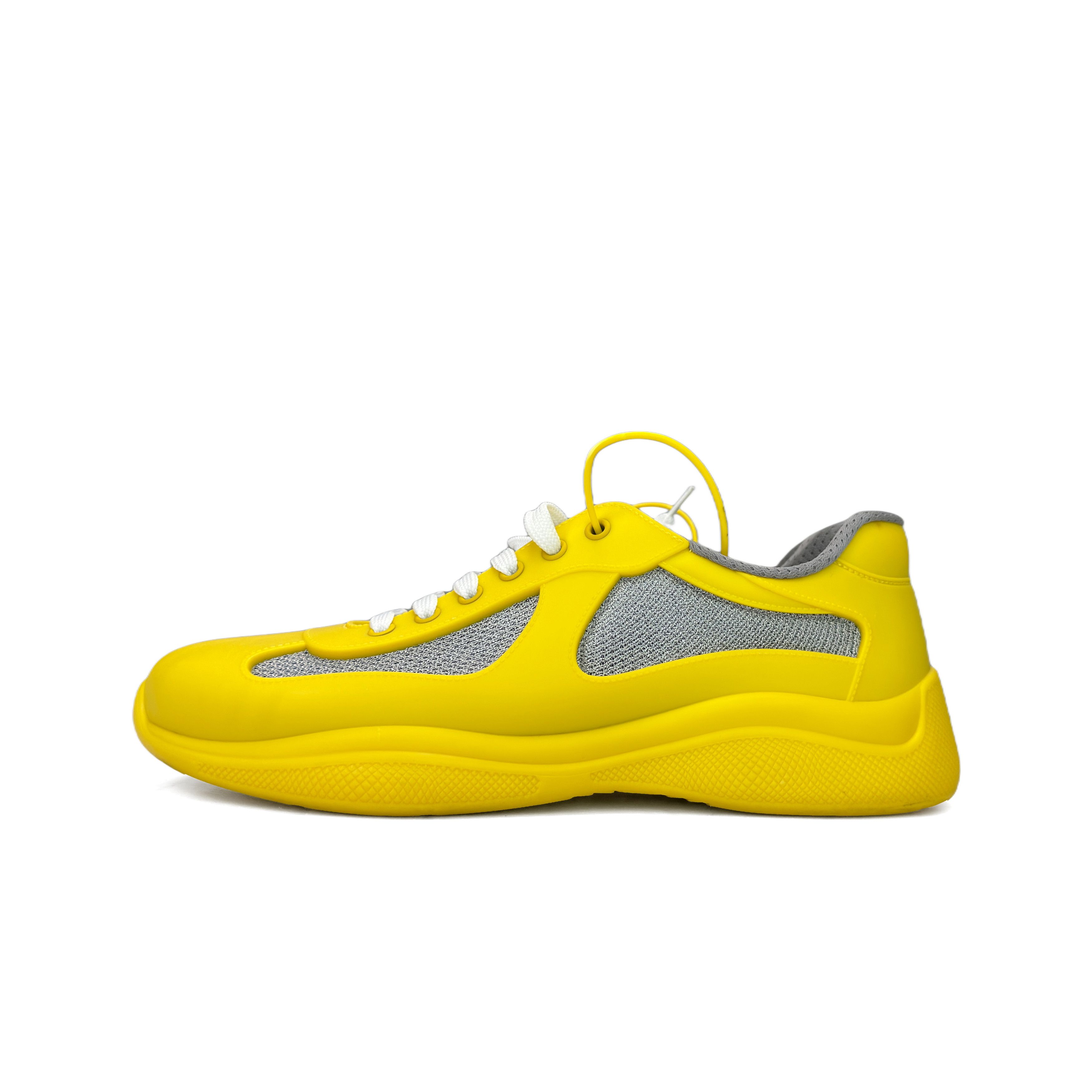 Prada Prada America's Cup Low-Top Sneakers Yellow Size US 8 / EU 4 Size US 8 / EU 41 - 1 Thumbnail