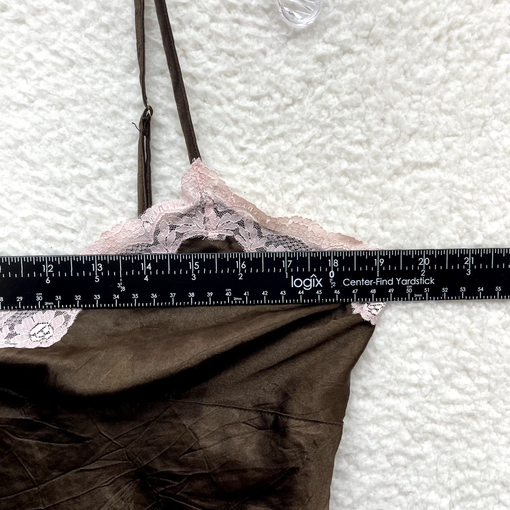 Vintage VINTAGE No Boundaries Camisole Top L Brown Pink Satin Grunge Y2K Fairy Shirt Women/Men Size L / US 10 / IT 46 - 5 Thumbnail