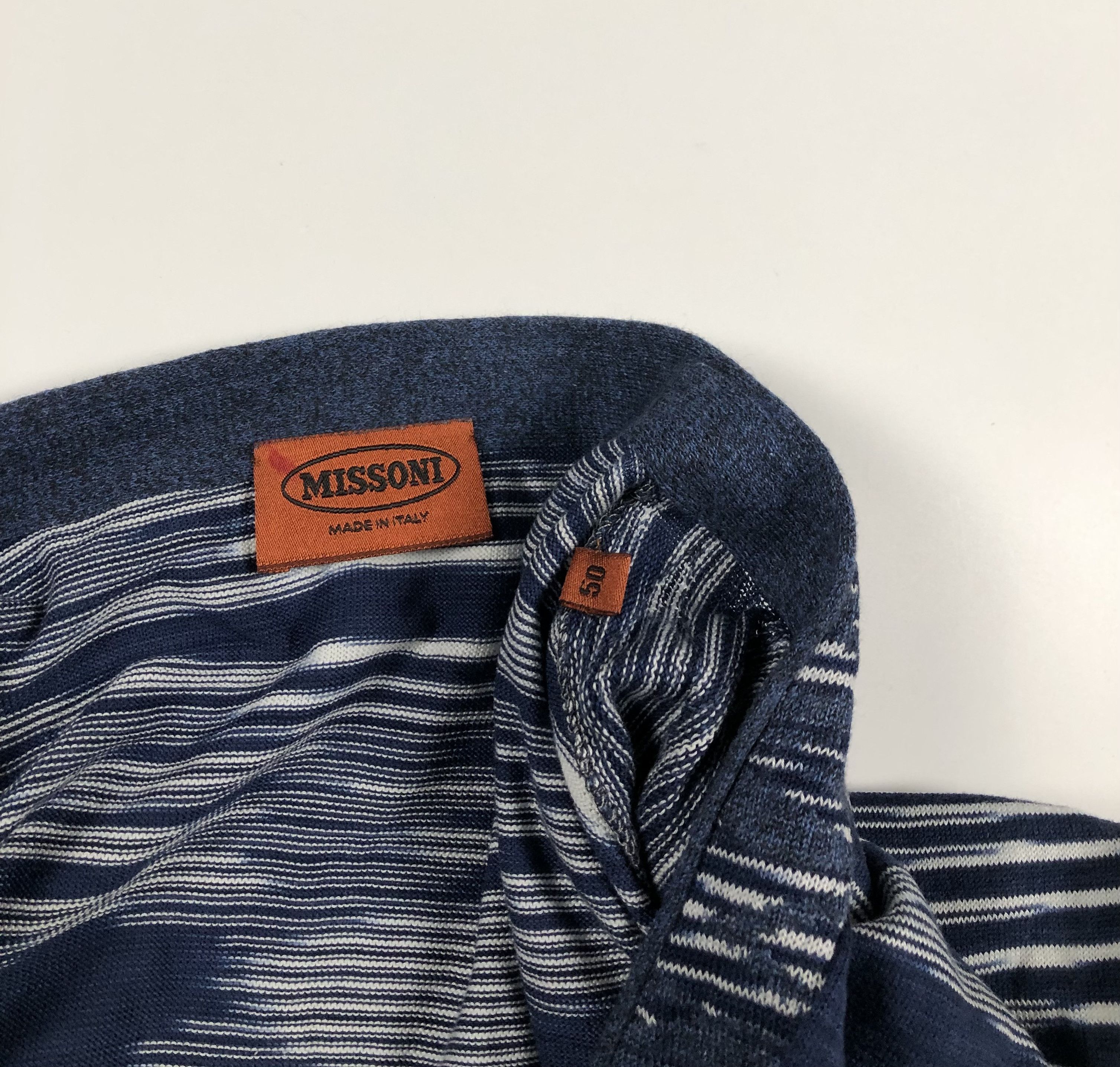 Missoni Missoni Striped Cotton Cardigan Size US M / EU 48-50 / 2 - 7 Thumbnail