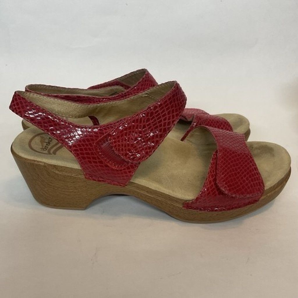 Dansko Dansko BalanceSnake Leather Platform Sandals Women 41/US9.5M Size US 11 / IT 41 - 11 Thumbnail