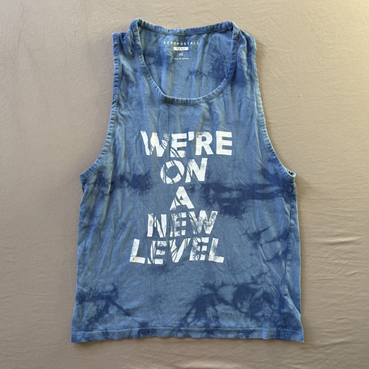 Aeropostale Aeropostale Tie Dye Slogan Tank Top Size US XS / EU 42 / 0 - 1 Thumbnail