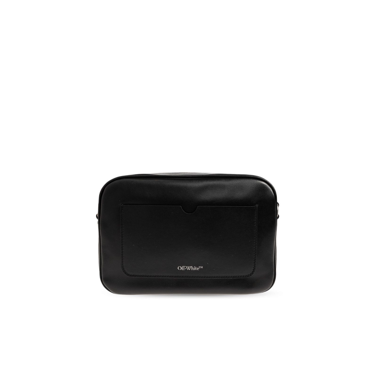 Off-White OFF WHITE Jitney Medium Black Leather Shoulder Bag New Size ONE SIZE - 2 Thumbnail