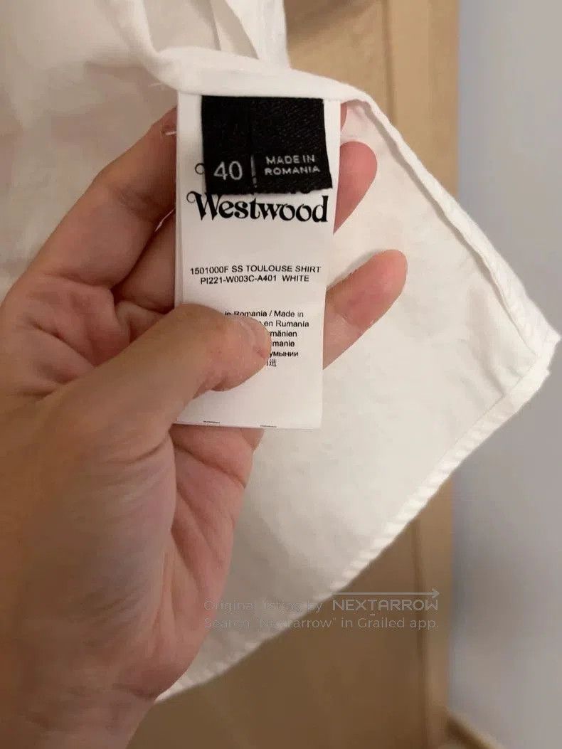 Vivienne Westwood Vivienne Westwood White Short Sleeve Shirt. Size US M / EU 48-50 / 2 - 5 Thumbnail
