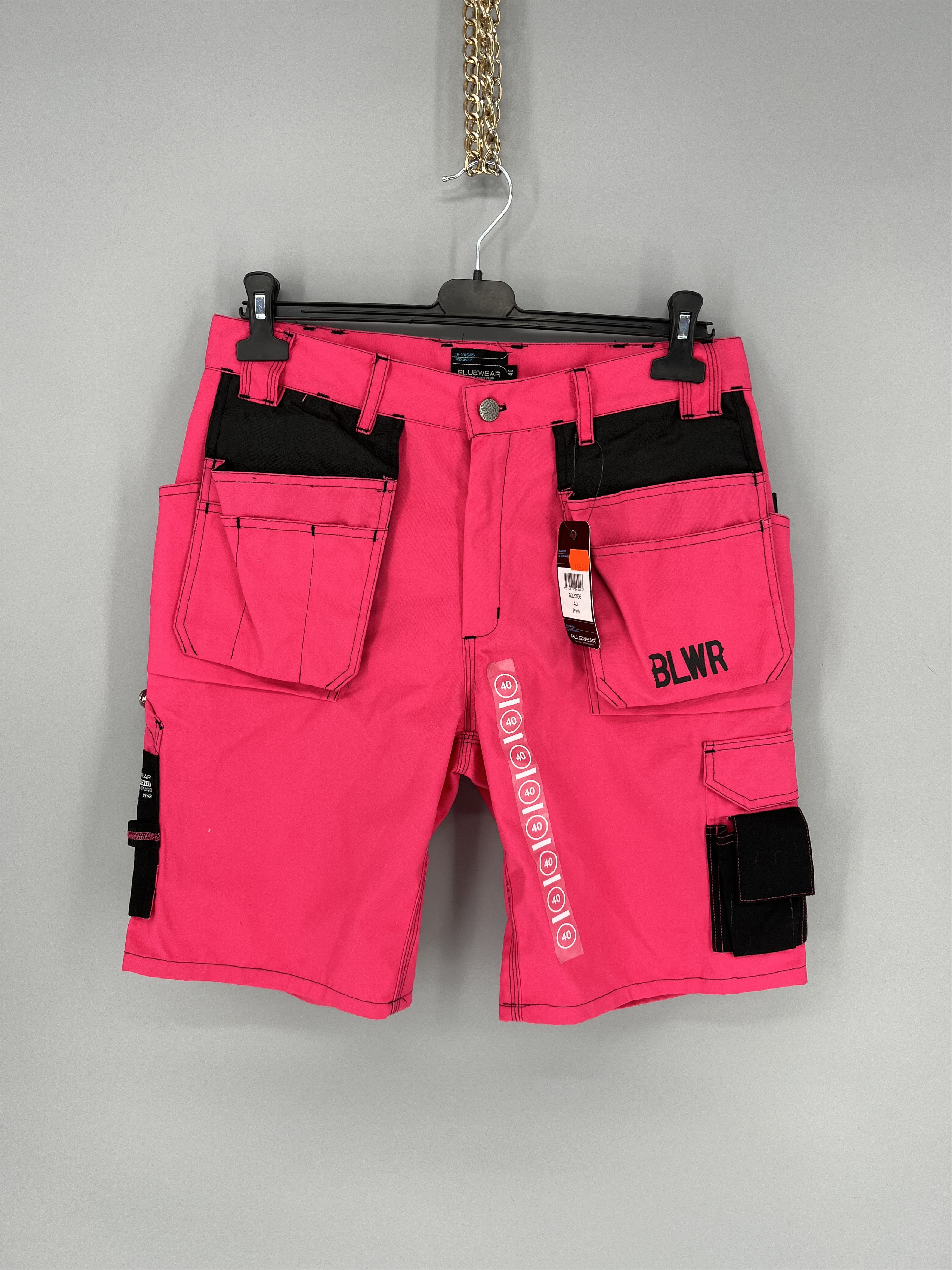 Global Work Bluewear Rough Workwear Holster Cargo Multi Pocket Shorts Size US 32 / EU 48 - 1 Thumbnail