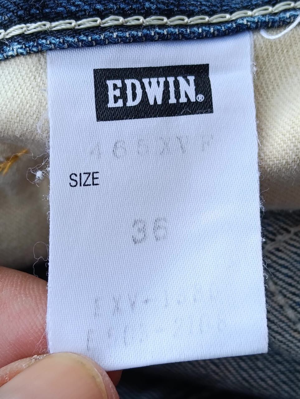 Edwin Edwin XV-FUNCTION Faded Blue Denim Jeans (Twist/Curve Leg)🔥 Size US 35 - 4 Thumbnail