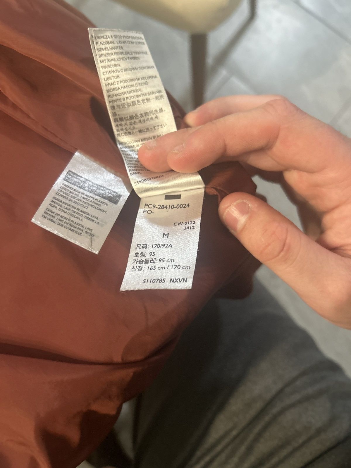 Levi's Levi’s Two-Tone Bomber Jacket (Black/Burgundy) – Size M Size US M / EU 48-50 / 2 - 5 Thumbnail