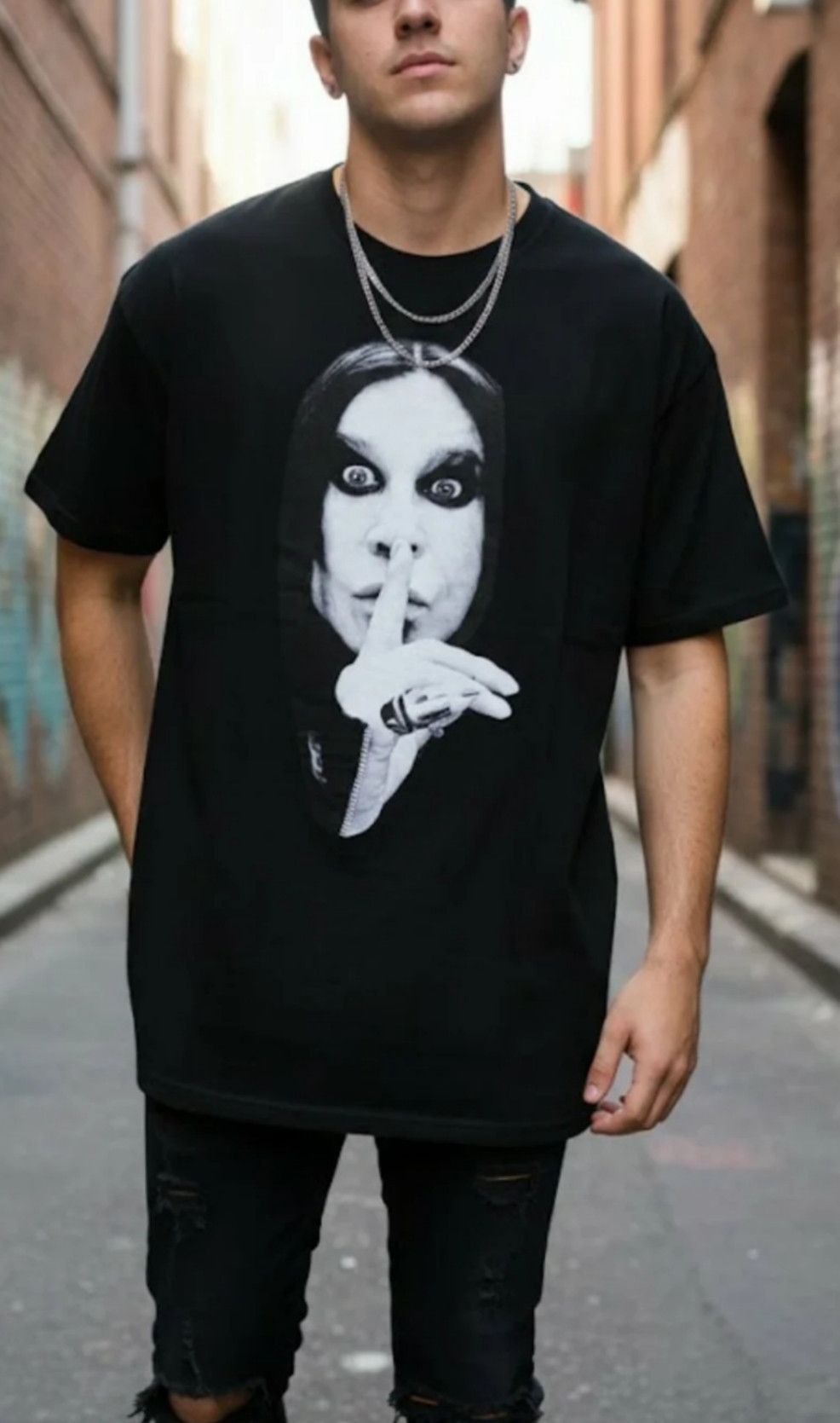 Ozzy Osbourne OZZY OSBOURNE BLACK SABBATH T-SHIRT BIG & TALL ROCK FAN 5XL Size US XXL / EU 58 / 5 - 5 Thumbnail