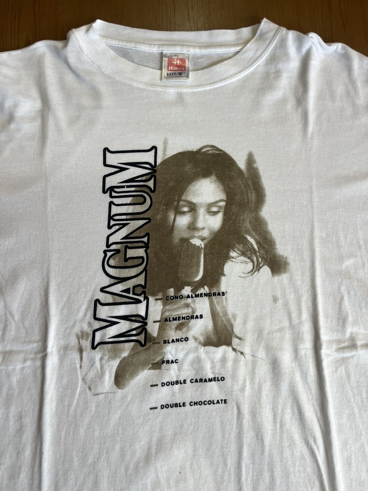 Vintage Vintage NAGNUM Photo promo Ice Cream 00’s Tshirt Size US XL / EU 56 / 4 - 5 Thumbnail