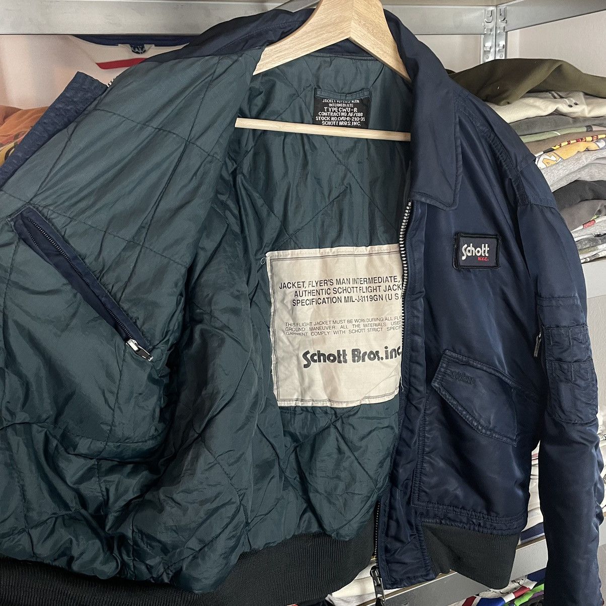 Vintage VERY RARE VINTAGE JACKET FLIGHT BOMBER CWU 45 ISSUED Size US L / EU 52-54 / 3 - 5 Thumbnail