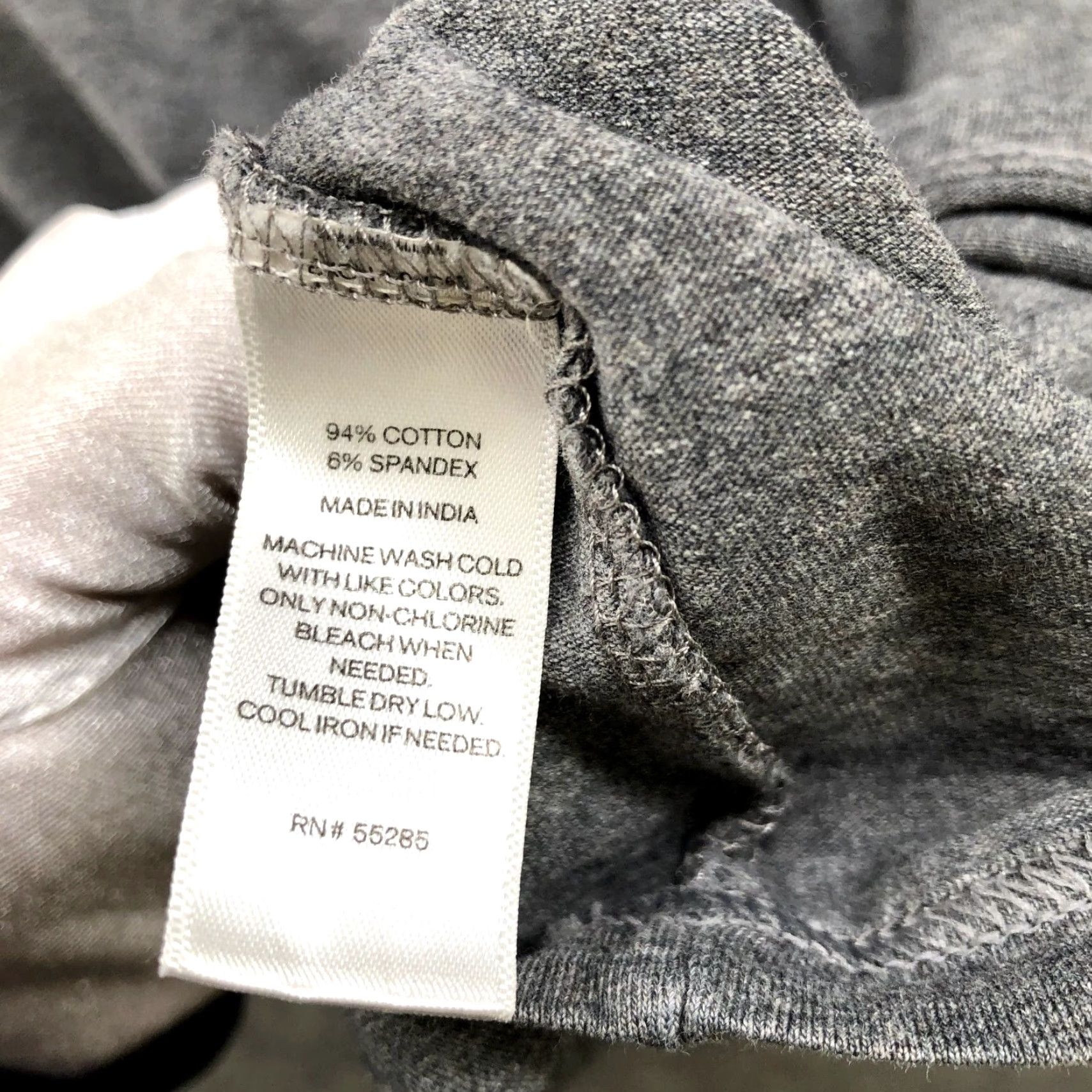 Express Express Shirt Mens L Gray Long Sleeve Crewneck Cotton Blend Stretch Size US L / EU 52-54 / 3 - 6 Thumbnail