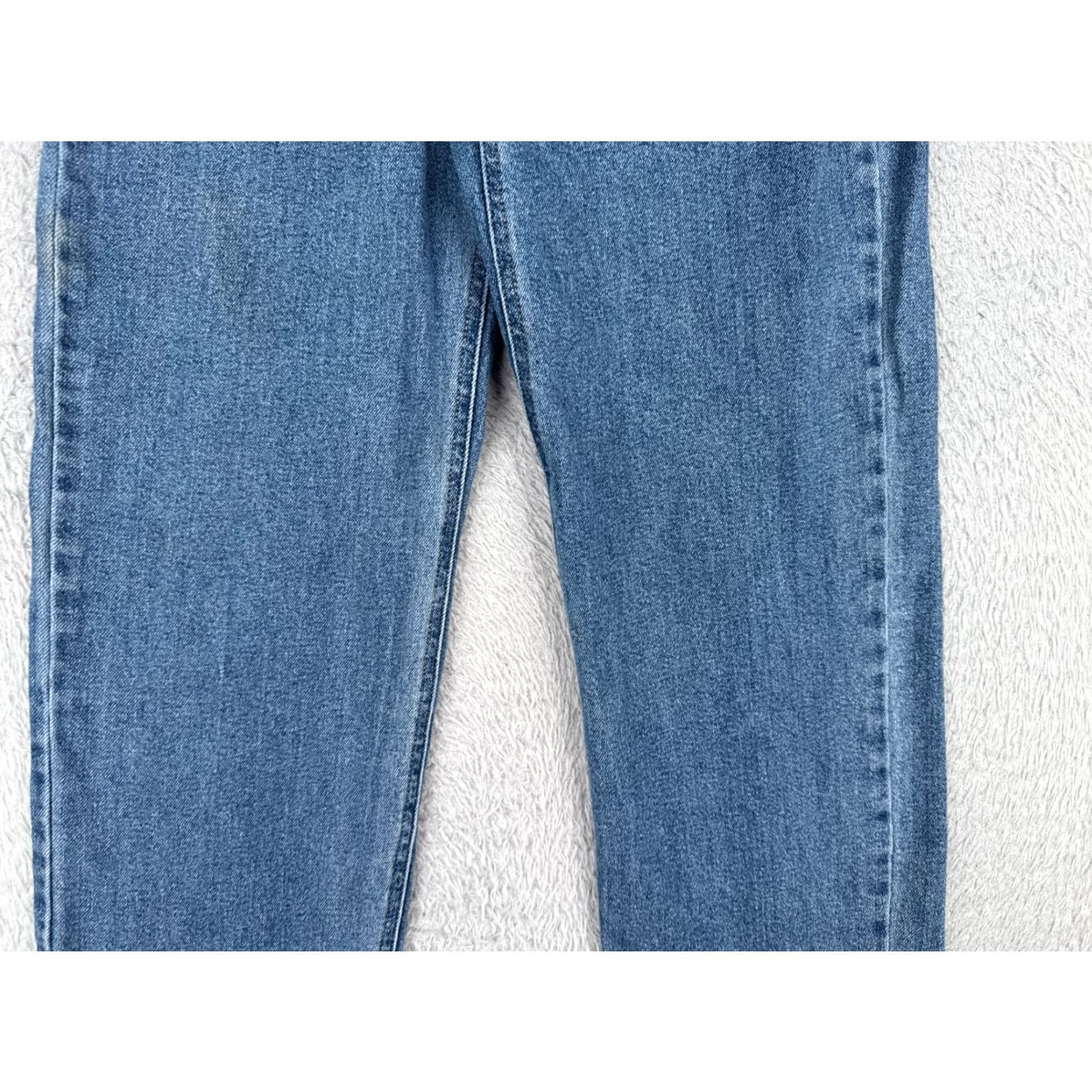 Vintage Wild Fable Jeans Women Size 2 Blue Denim High Rise Straight 26x26 5-Pocket Distressed 90s Retro Womens Size 26" / US 2 / IT 38 - 3 Thumbnail