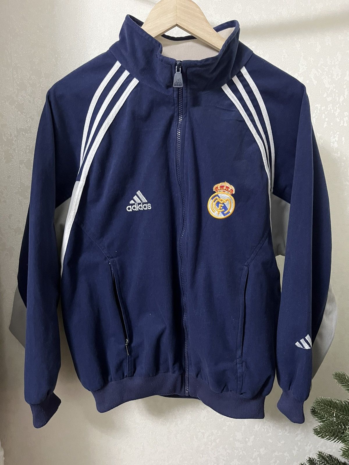 Adidas × Vintage Adidas Real Madrid 00/01 Vintage Track Jacket Size US M / EU 48-50 / 2 - 1 Thumbnail
