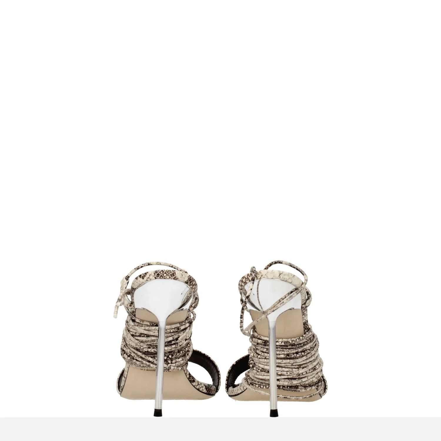 Paris Texas ob1o1e1124 Leather Sandals in Beige/Rock Size US 7 / IT 37 - 5 Thumbnail