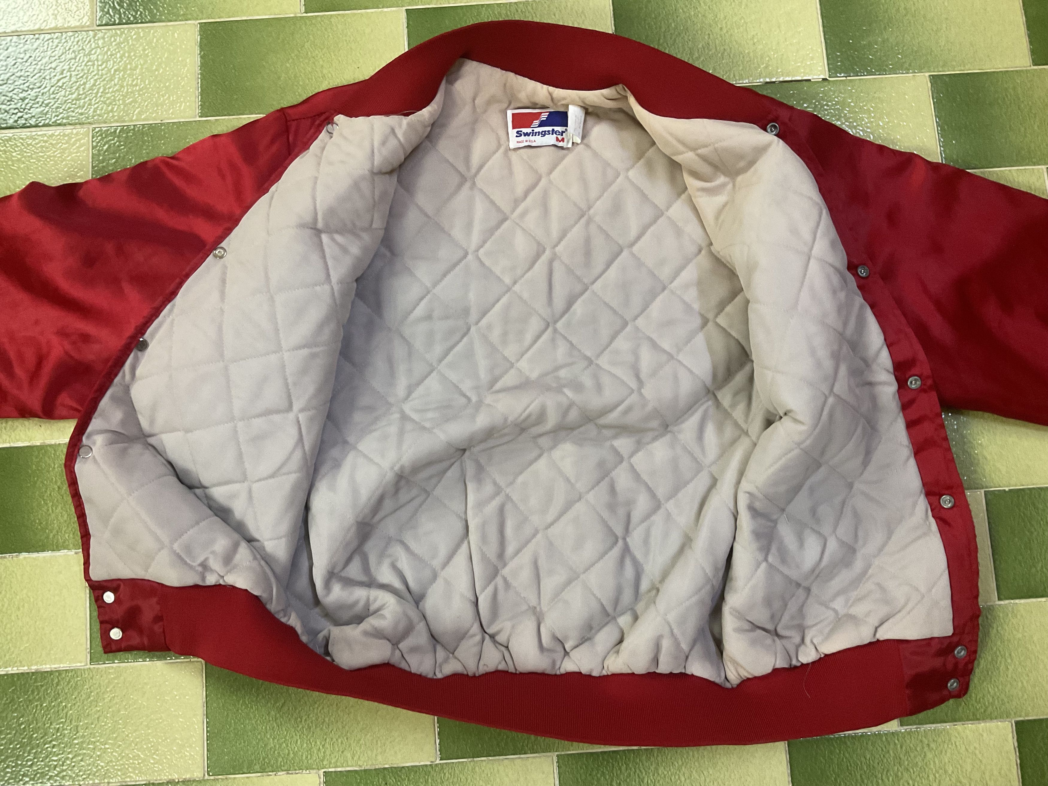 NBA Vintage 90s Swingster NBA Chicago Bulls Satin Bomber Jacket Size US M / EU 48-50 / 2 - 7 Thumbnail