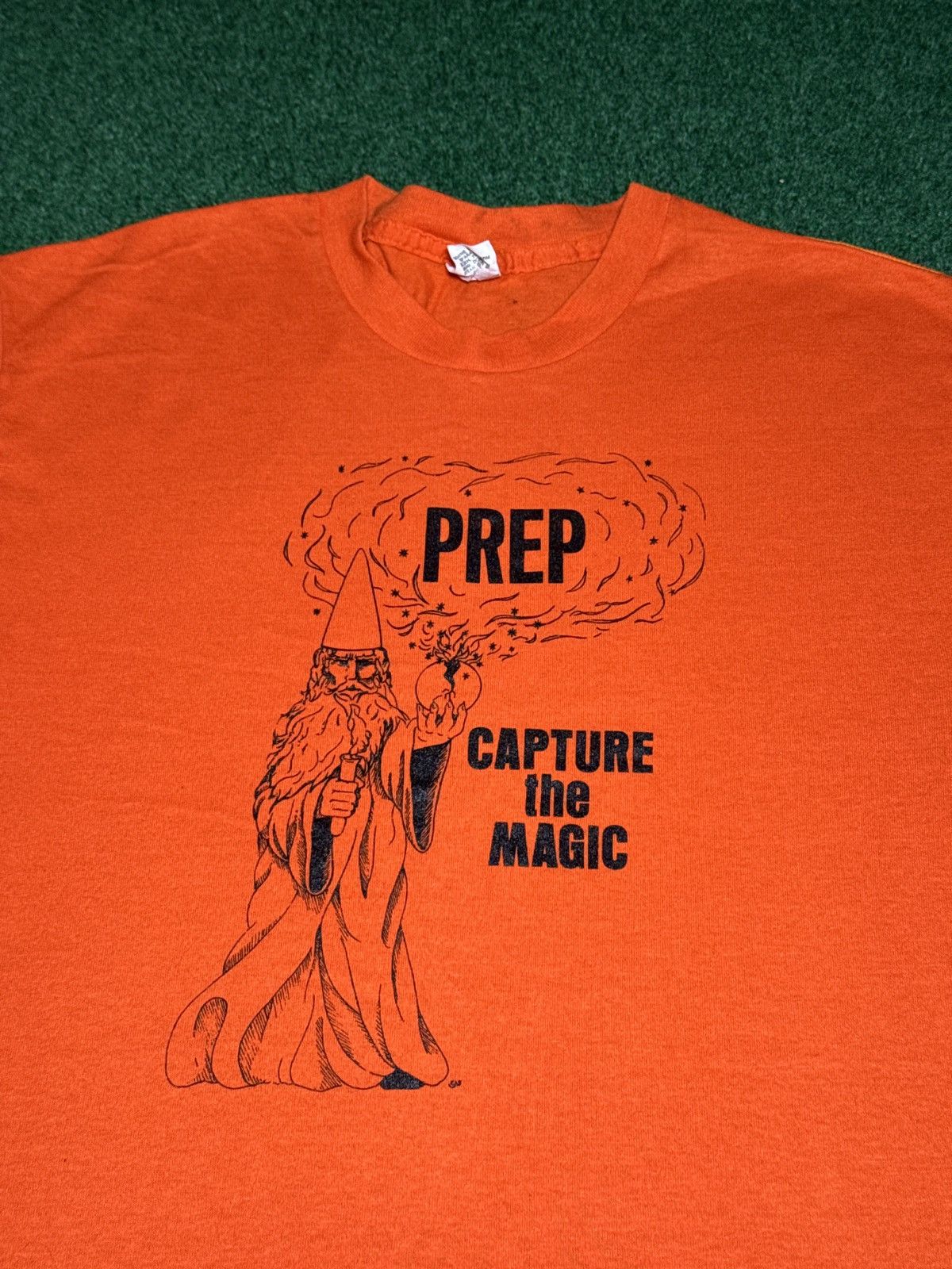 Vintage Cathedral Prep Wizard Graphic Capture Magic Med 80s T Shirt Size US M / EU 48-50 / 2 - 2 Thumbnail