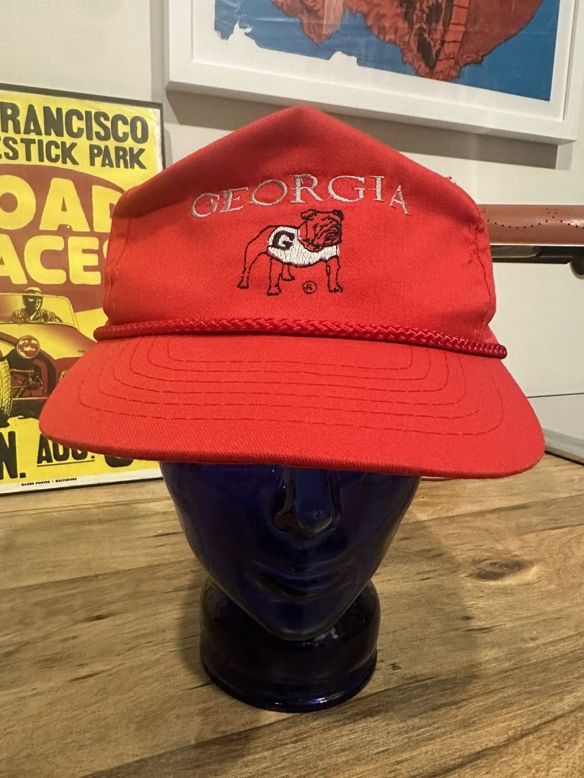 Vintage Vintage Georgia Bulldogs Embroidered Snapback Size ONE SIZE - 1 Thumbnail