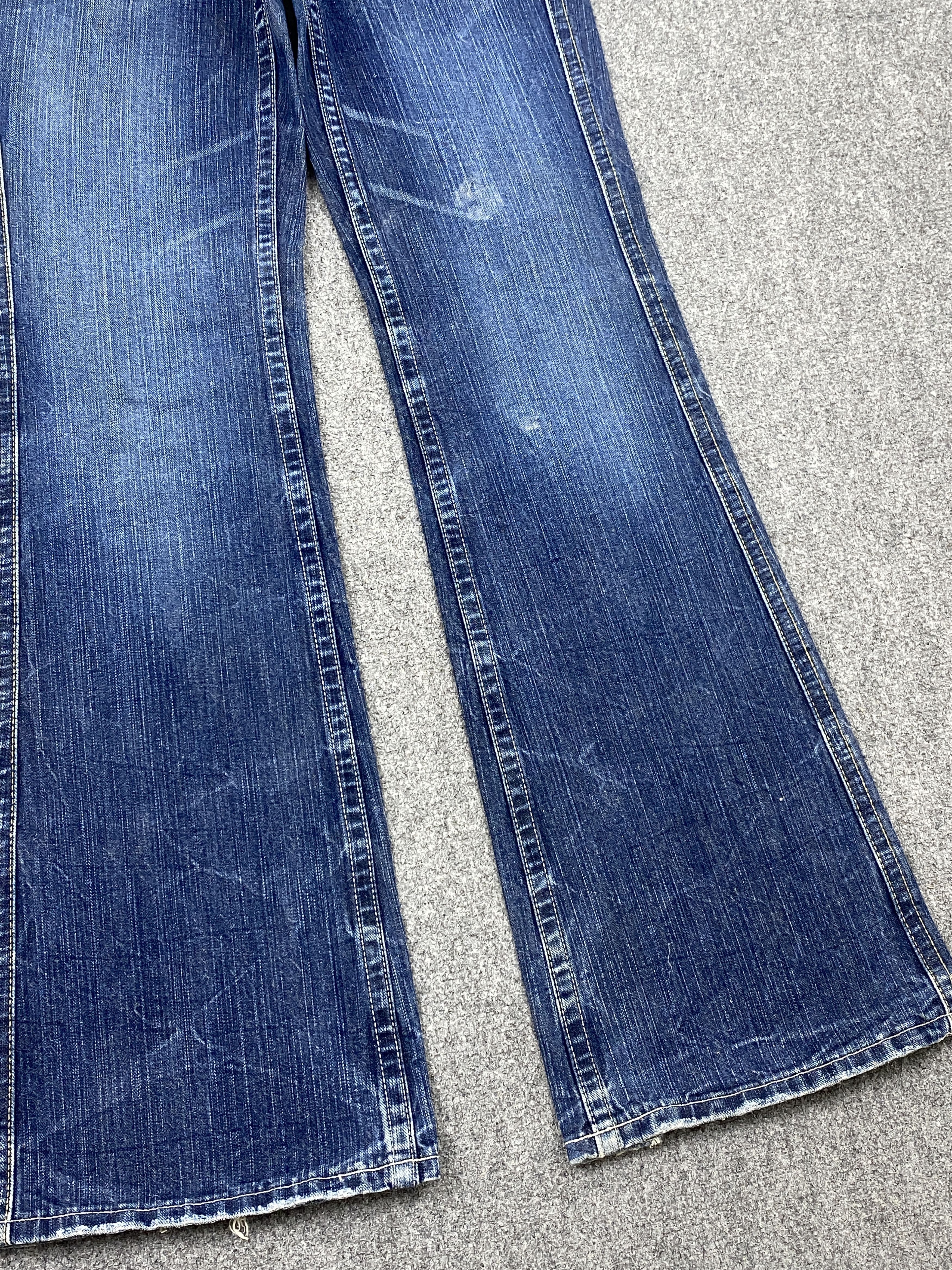 If Six Was Nine Vintage Japanese Brand Flared Bootcut Jeans DP2818 Size US 28 / EU 44 - 13 Thumbnail
