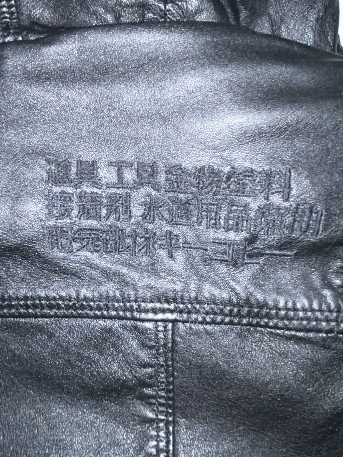 Superdry Superdry Fine Tailoring Co. Hooded Leather Bomber Size XS / US 0-2 / IT 36-38 - 5 Thumbnail