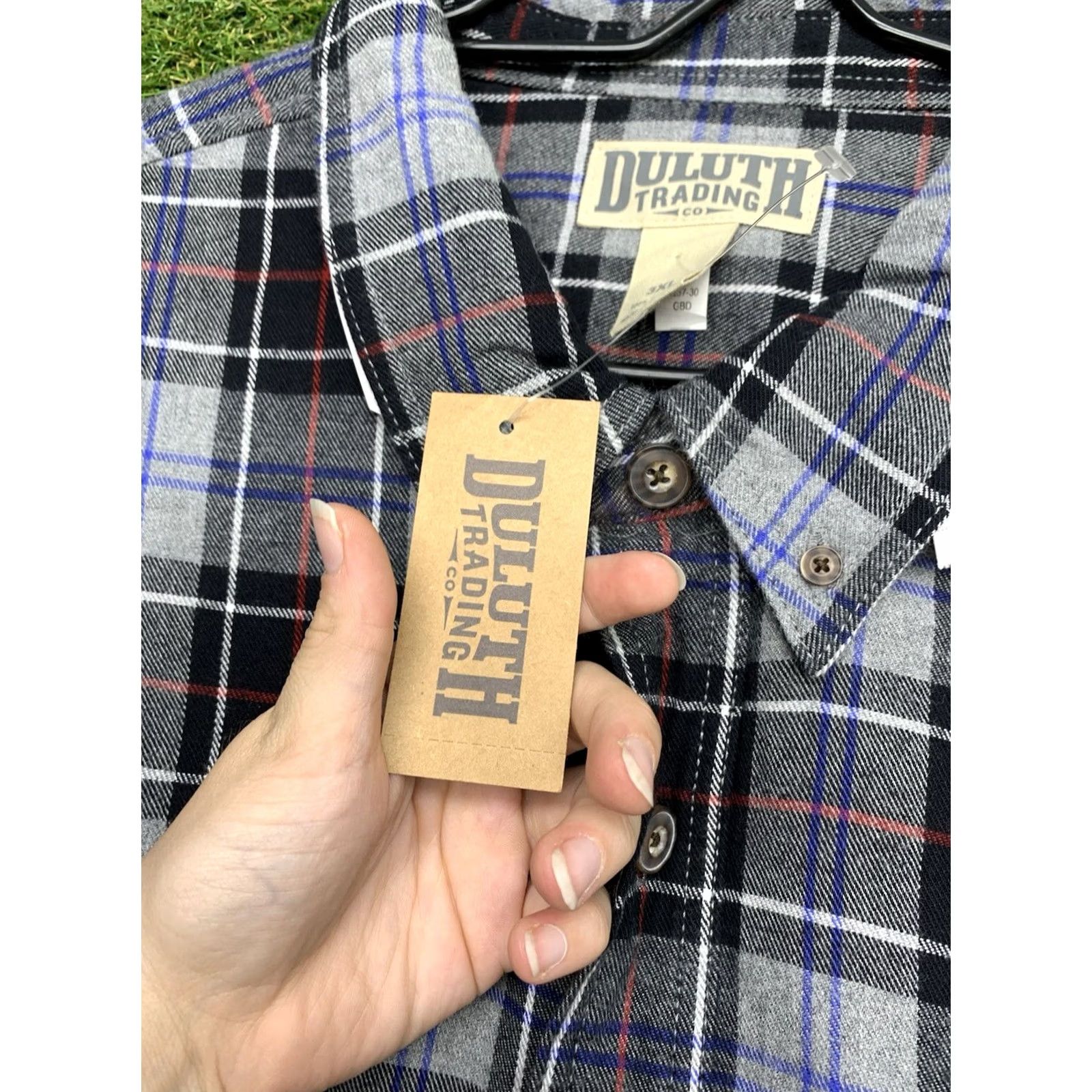 Vintage Duluth Shirt Mens 3XL Button-Up Plaid Blue 2000s Workwear Casual Classic Outdoor Button-Up Mens Size US XXL / EU 58 / 5 - 5 Thumbnail
