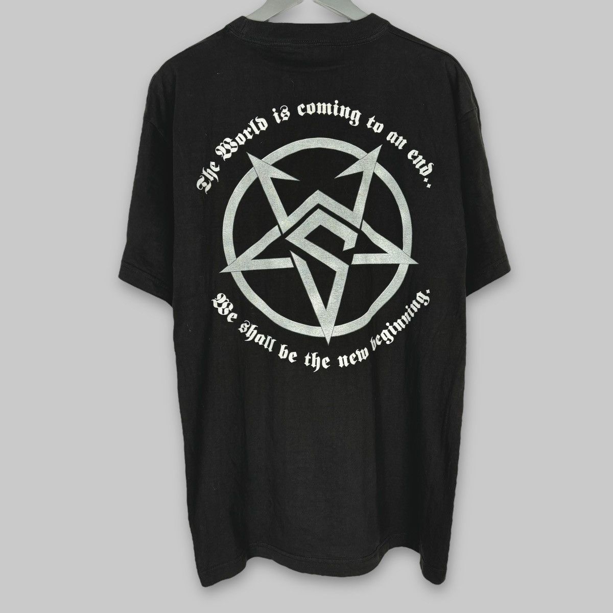 Band Tees Vintage 2001 Wolfen Society ‘Conquer Divine’ Euro Metal Tee Size US XL / EU 56 / 4 - 2 Thumbnail