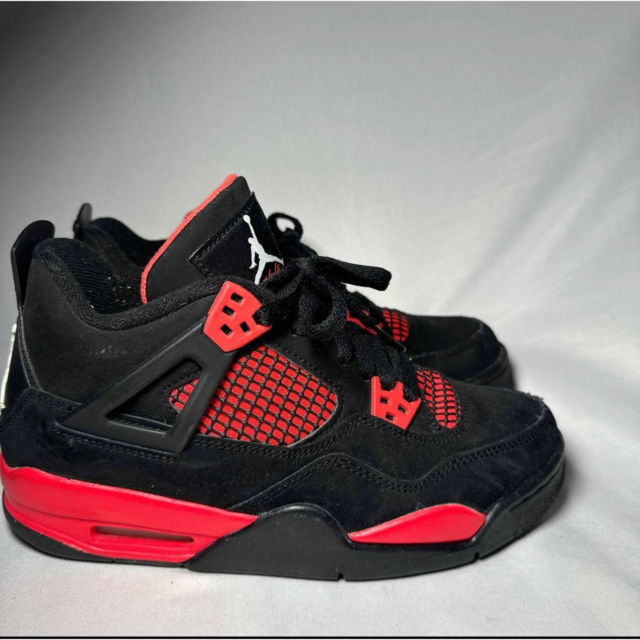 Jordan Brand × Nike Size 6.5 Nike Air Jordan 4 Retro GS Red Thunder Men's Shoes Size US 6.5 / EU 39-40 - 1 Thumbnail