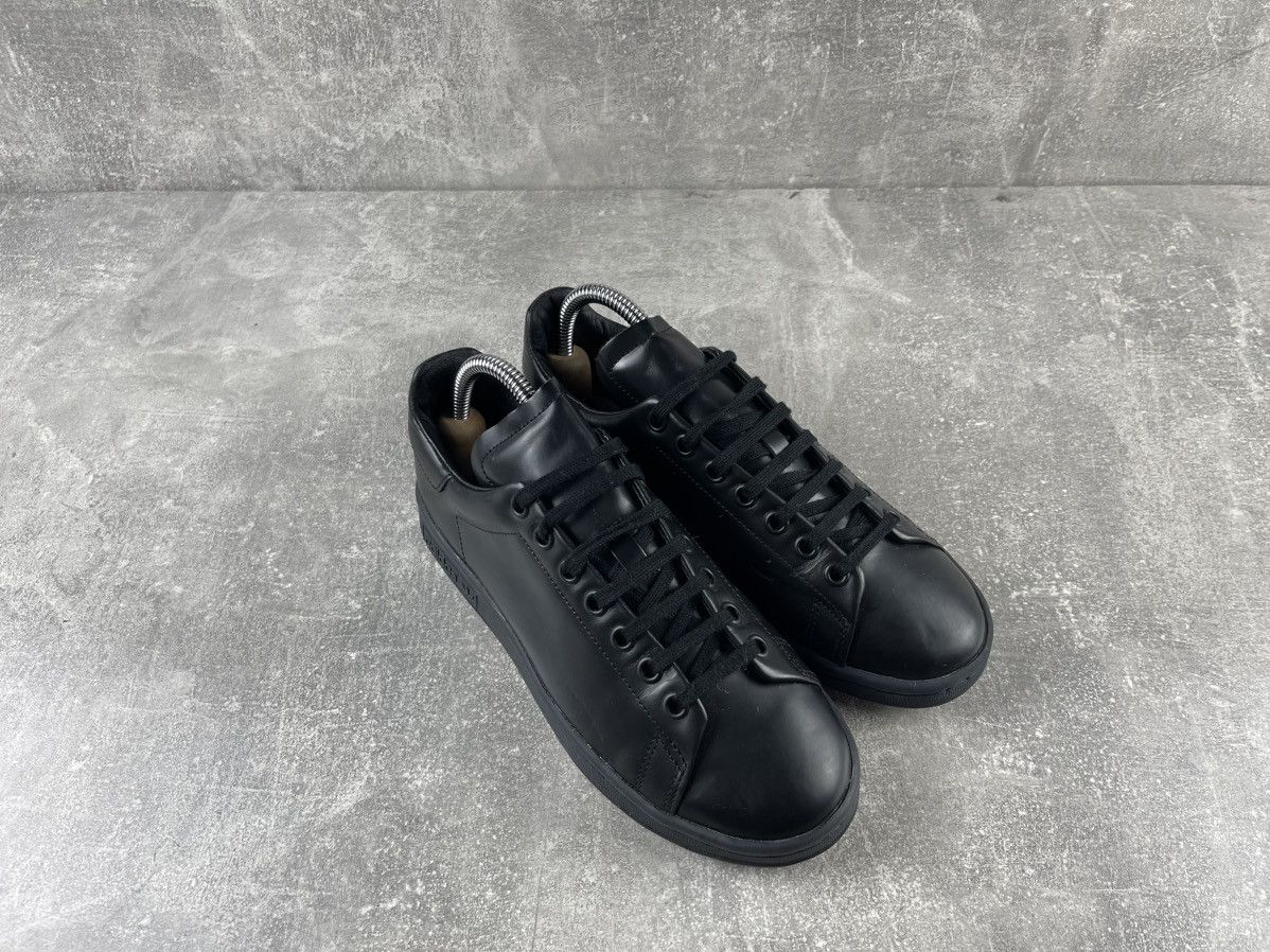 Adidas Adidas Dover Street Market Stan Smith Black Leather Sneakers Size US 5.5 / IT 35.5 - 3 Thumbnail