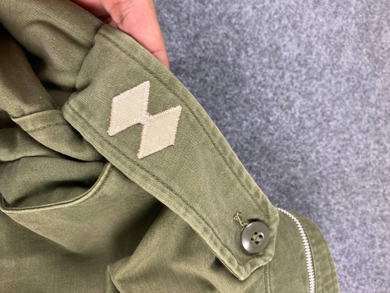 Vintage vintage us army 0g-107 jacket conmar zipper Size US S / EU 44-46 / 1 - 13 Thumbnail