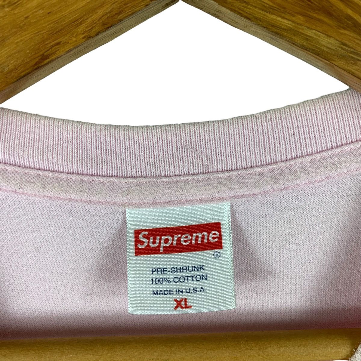 Supreme SUPREME box logo pink colour tee Size US XL / EU 56 / 4 - 3 Thumbnail