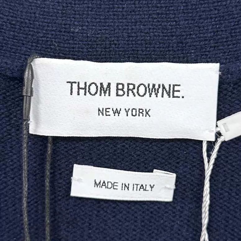 Thom Browne Thom Browne Navy Dog Pattern Knit Cardigan Size 4 New Size US XL / EU 56 / 4 - 5 Thumbnail