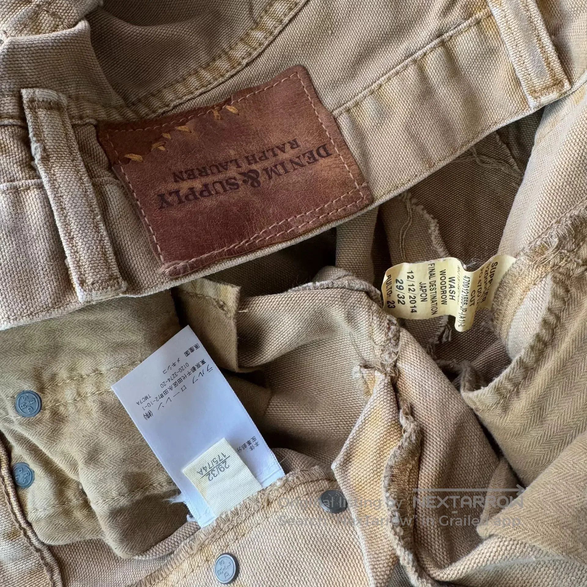 Denim & Supply Ralph Lauren Ralph Lauren Denim Supply Vintage Canvas Work Pants. Size US 29 - 6 Thumbnail