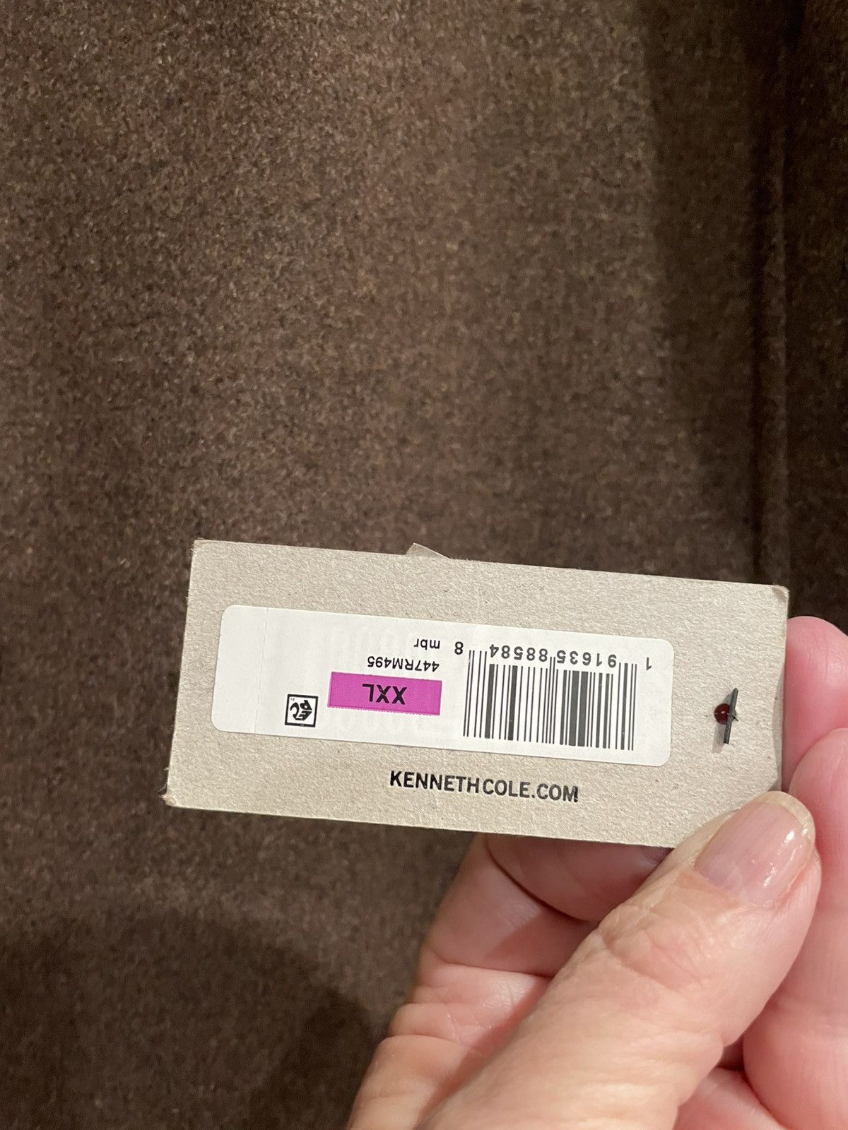 Kenneth Cole Kenneth Cole Double Breasted Coat with Bib Collar Size US XXL / EU 58 / 5 - 5 Thumbnail