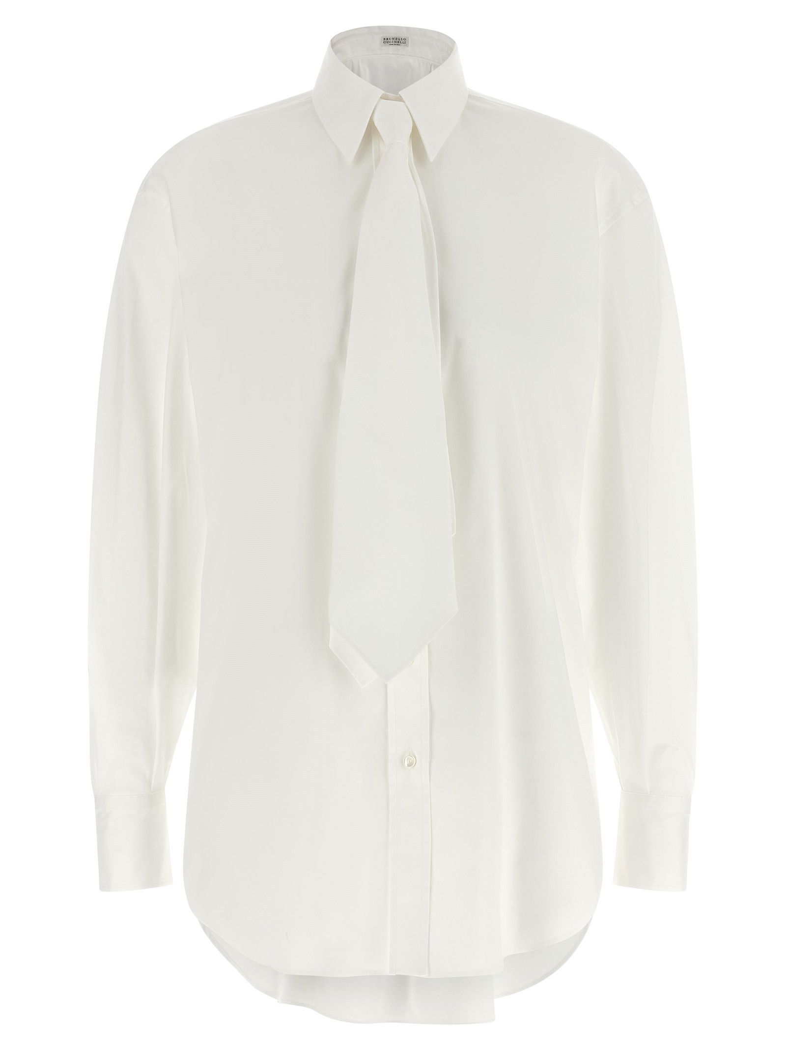 Brunello Cucinelli Shirt with tie Size XXS / US 00 / IT 34 - 1 Thumbnail