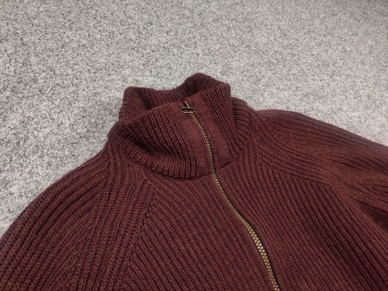 Peregrine Peregrine England Ford Knit Wool Half Zip Sweater Vintage Size US L / EU 52-54 / 3 - 8 Thumbnail