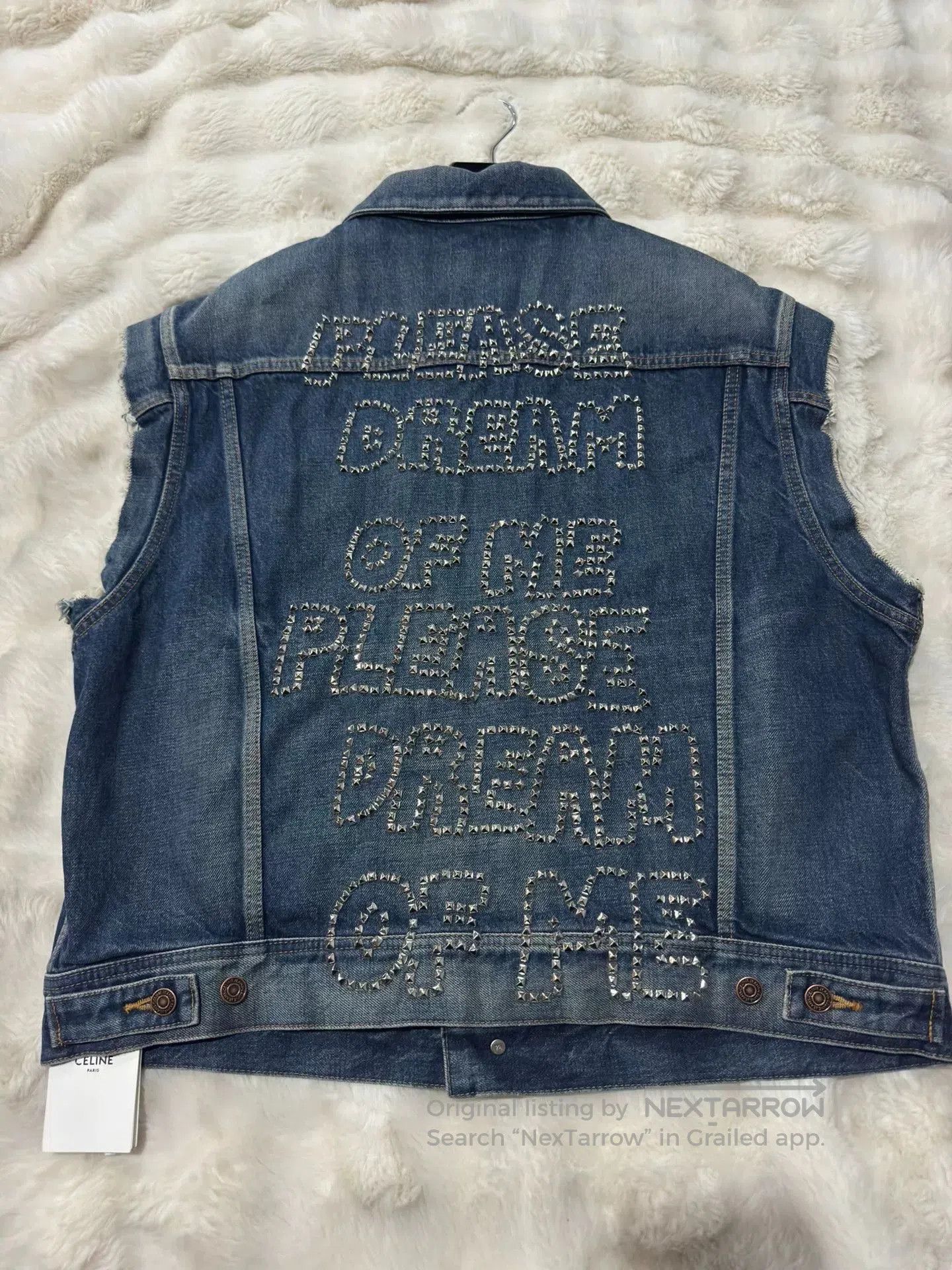 Celine Celine Runway Studded Denim Vest. Size US M / EU 48-50 / 2 - 1 Thumbnail